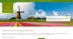 Desktop Screenshot of minicampingnederland.nl